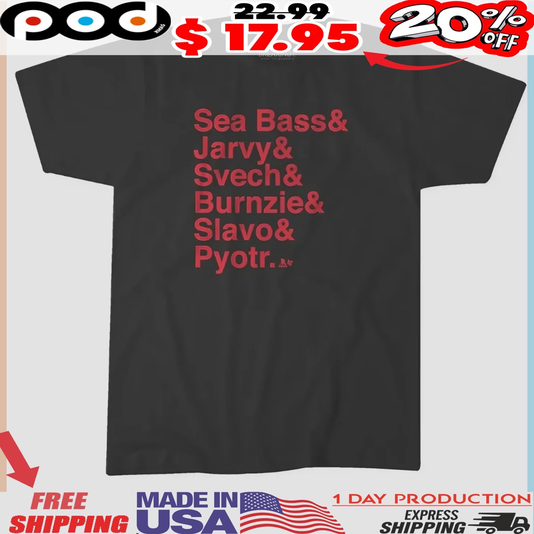 Carolina Hurricanes Ampersand Sea Bass and Jarvy and Svech and Burnzie and Slavo and Pyotr Hockey Fan Shirt 1 Carolina Hurricanes Ampersand Sea Bass and Jarvy and Svech and Burnzie and Slavo and Pyotr Hockey Fan Shirt