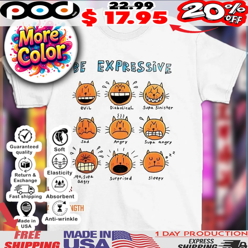 Cat be expressive evil diabolical supa sinister petey meme shirt