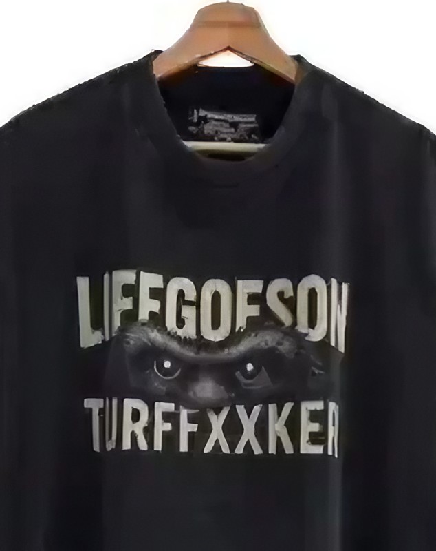 Chris Brown Wearing LIFEGOESON TURF FXXKER T Shirt