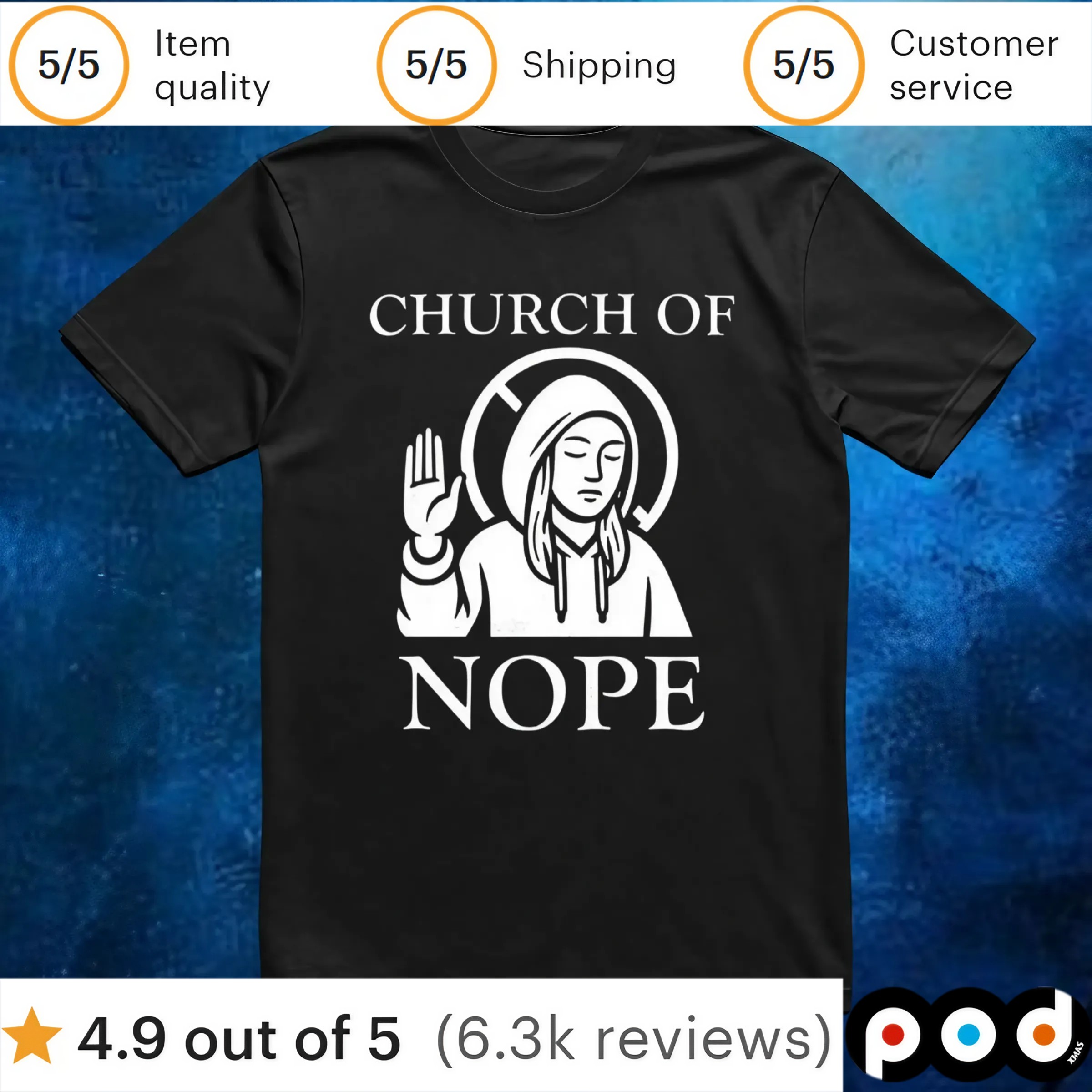 Church of nope t shirt 6 Church of nope t shirt