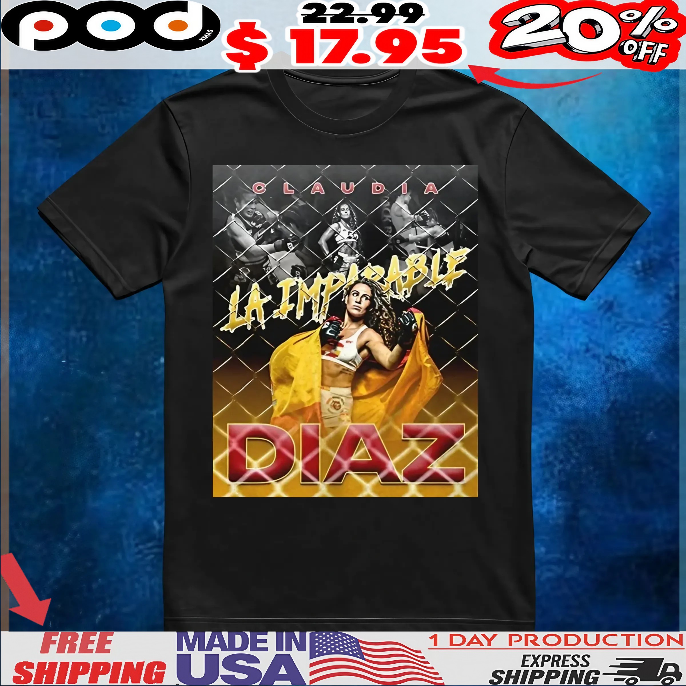 Claudia Diaz LA Imparable shirt 6 Claudia Diaz LA Imparable shirt