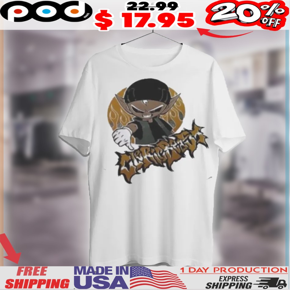 Cleric Beast Anime Dark Elf Thumbs Down Flame Shirt