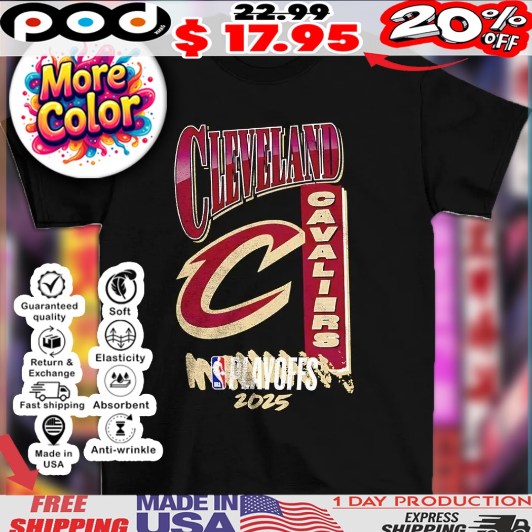 Cleveland Cavaliers 2025 NBA Playoffs hype shirt 1 Cleveland Cavaliers 2025 NBA Playoffs hype shirt
