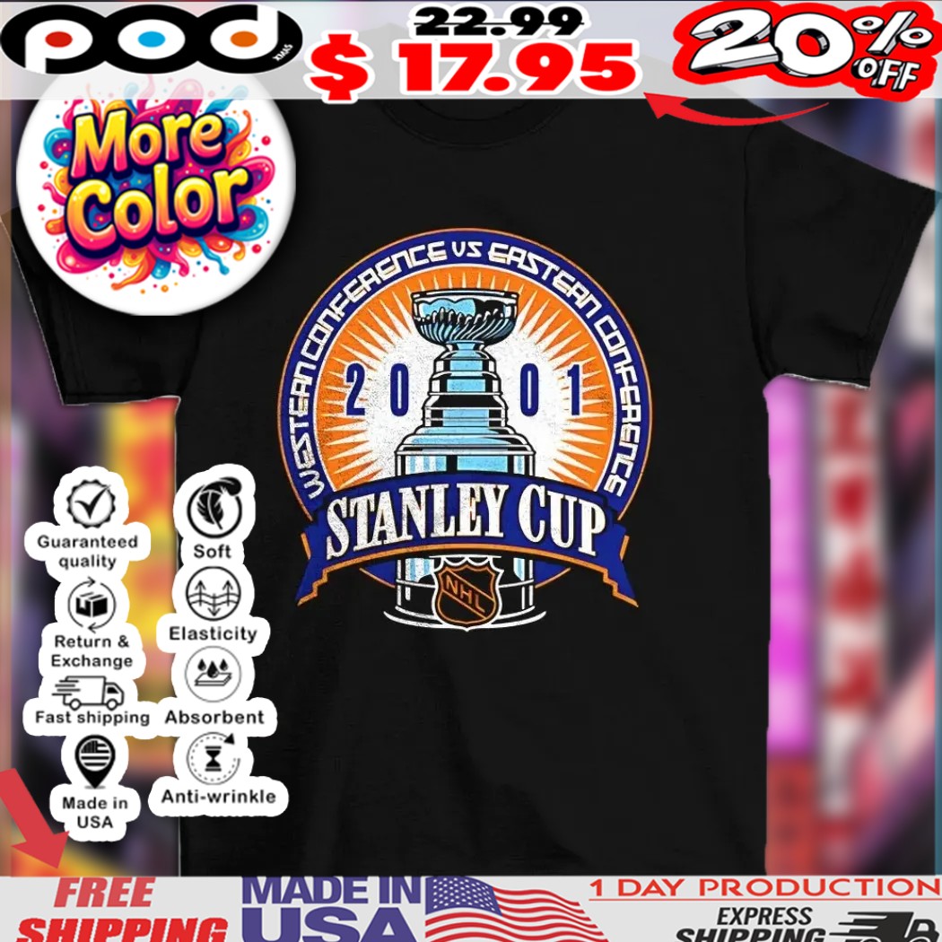 Colorado Avalanche Stanley Cup Western Conference Vs Eastern Conference 2001 Shirt