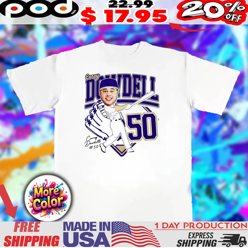 Corey Dowdell James Madison baseball caricature 2025 chibi shirt