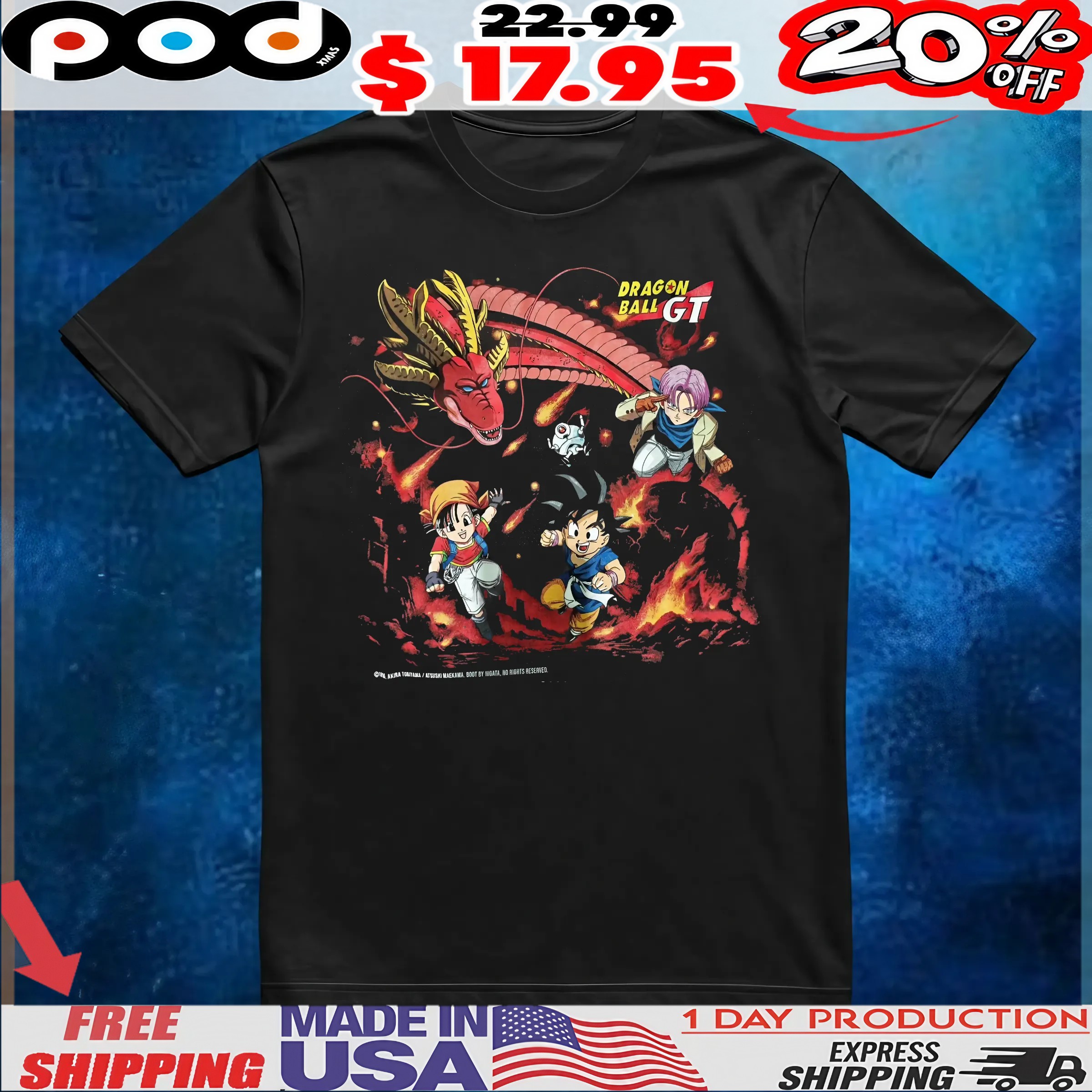 DRAGON BALL GT T Shirt 6 DRAGON BALL GT T Shirt