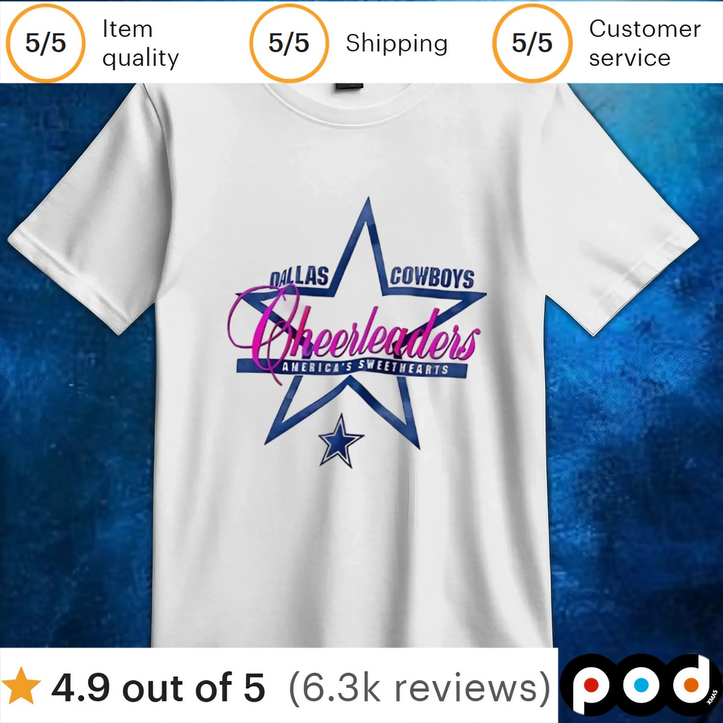 Dallas Cowboys Cheerleaders America’s Sweethearts t shirt 6 Dallas Cowboys Cheerleaders America’s Sweethearts t shirt