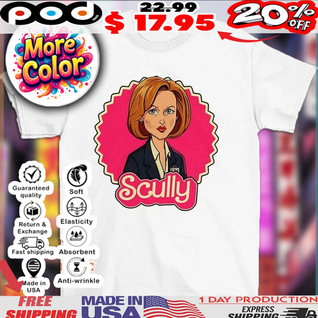 Dana Scully The X-Files X Barbie skeptical scully shirt