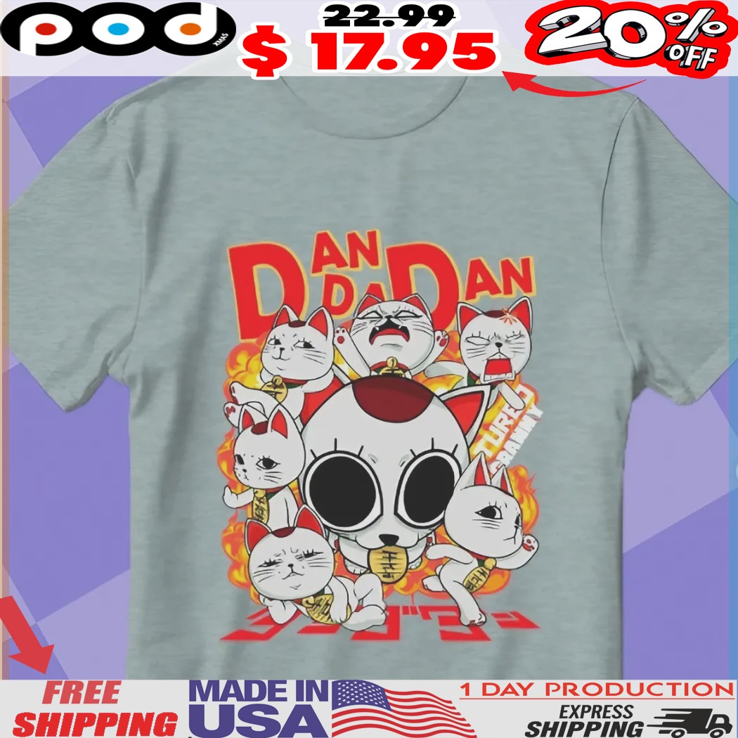 Dandadan Cat Turbo-Granny Cute Anime Manga Cat Costume Best Shirt 