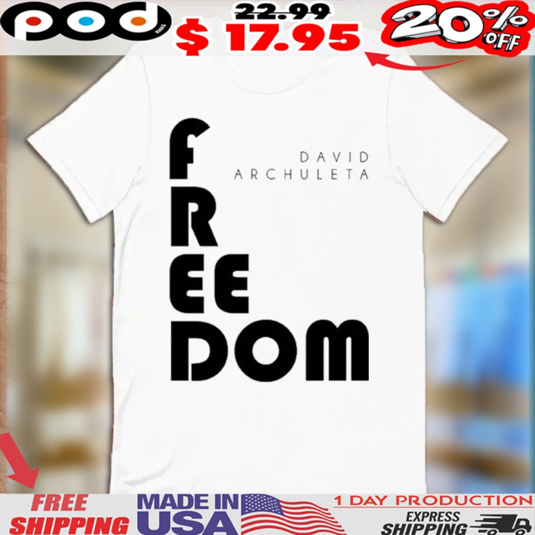 David Archuleta Freedom Block Shirt 1 David Archuleta Freedom Block Shirt