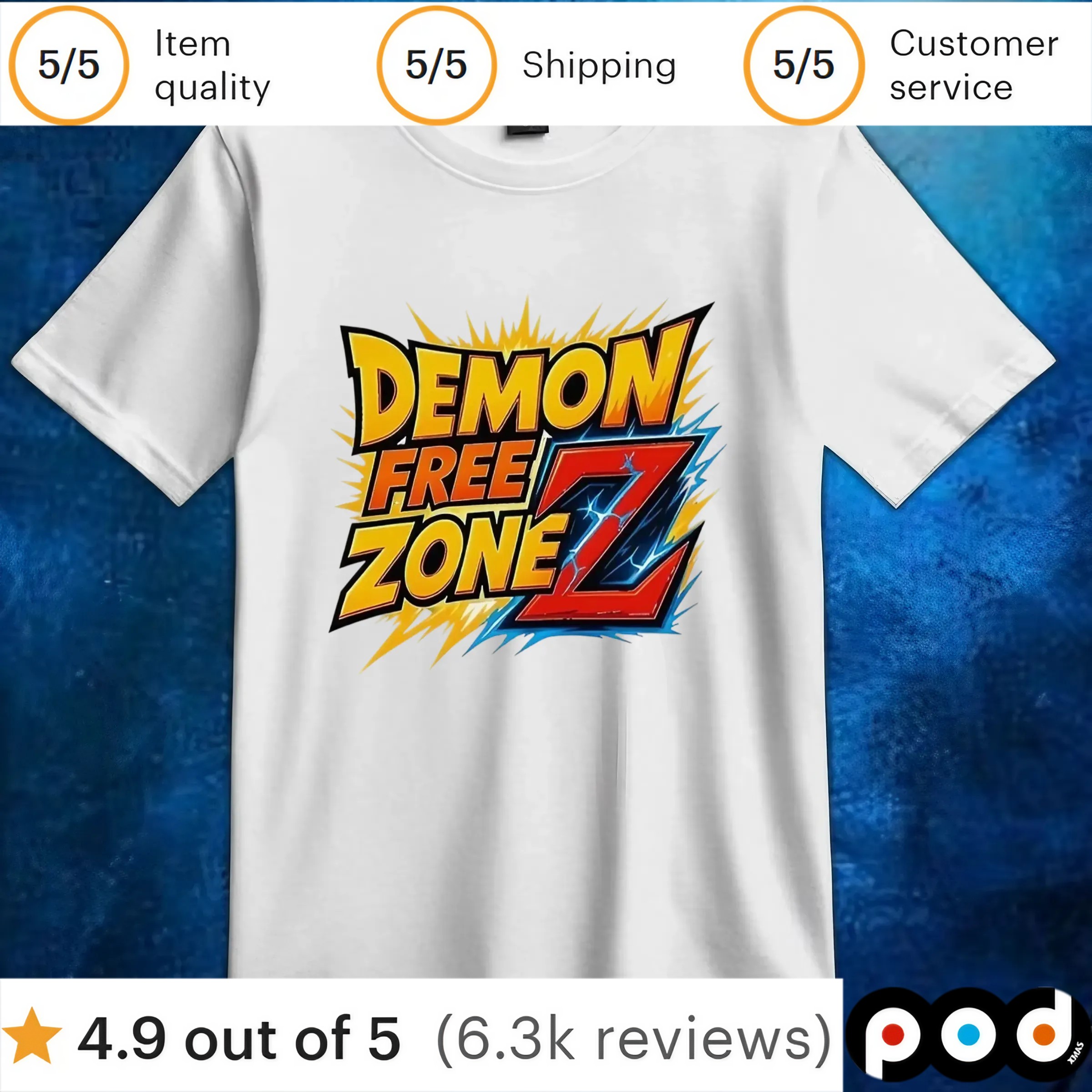 Demon free zone z t shirt 6 Demon free zone z t shirt