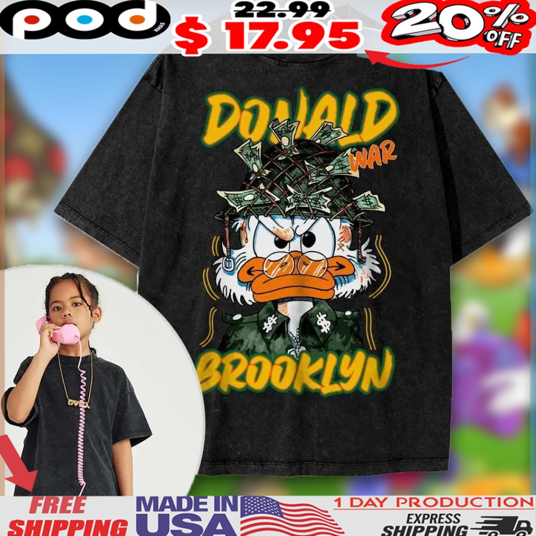 Donald Duck Brooklyn Cartoon For Kids Shirt