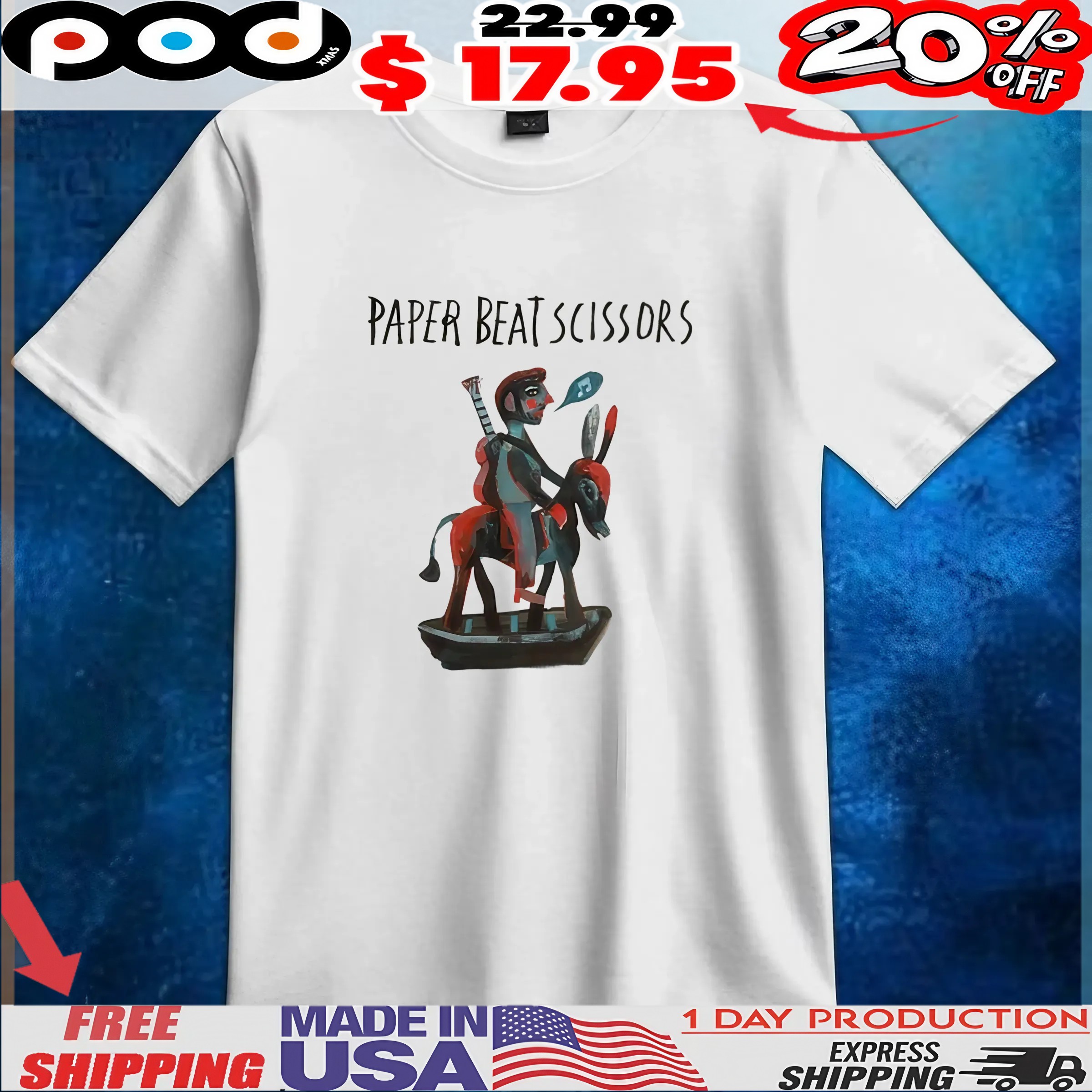 Donkey Hotey Paper Beat Scissors T Shirt 6 Donkey Hotey Paper Beat Scissors T Shirt