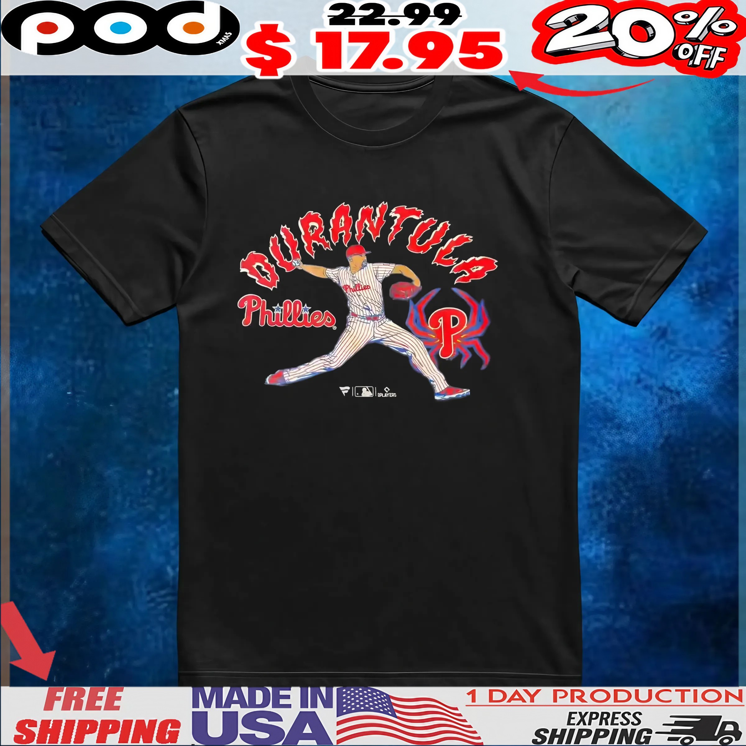 Durantula Philadelphia Phillies 2025 T Shirt