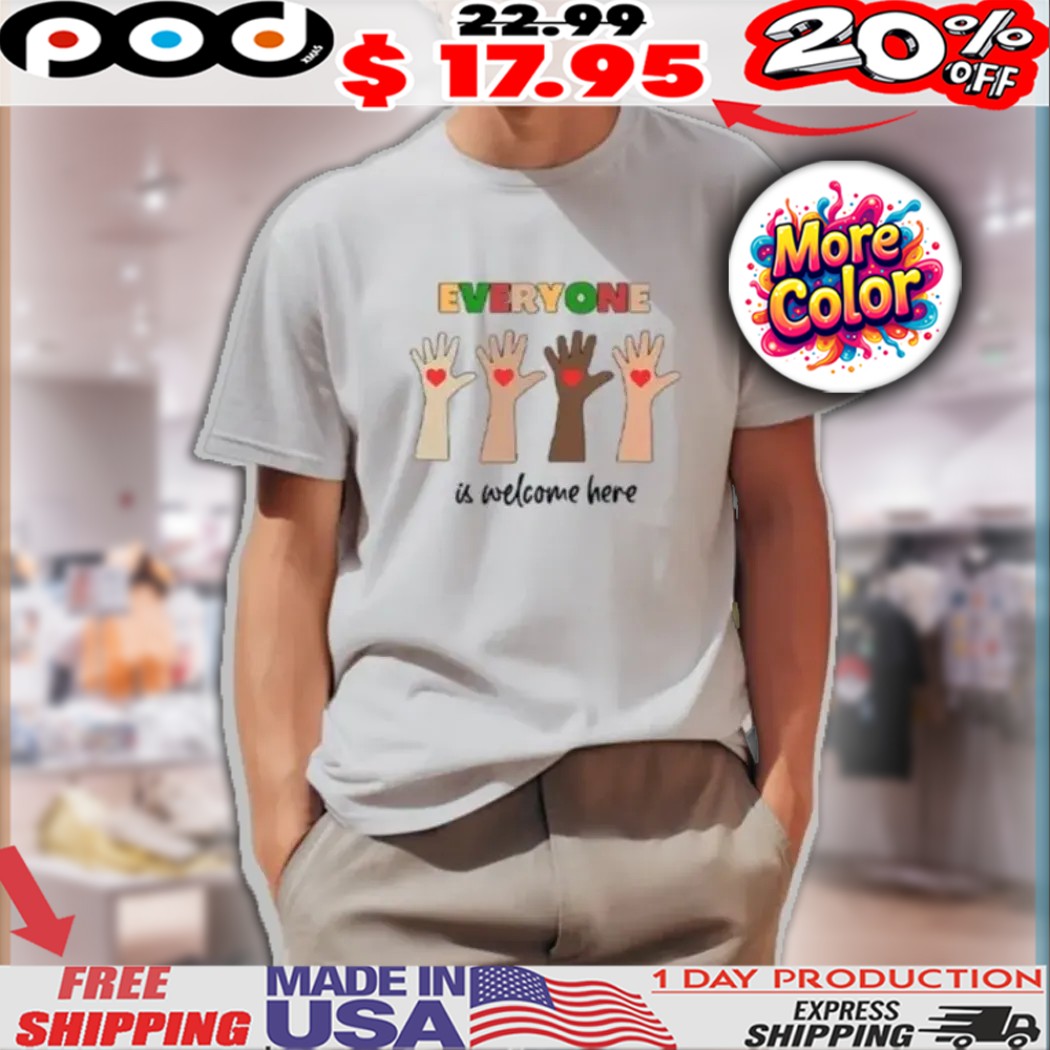Everyone Is Welcome Here Idaho Teacher Shirt 1 Everyone Is Welcome Here Idaho Teacher Shirt