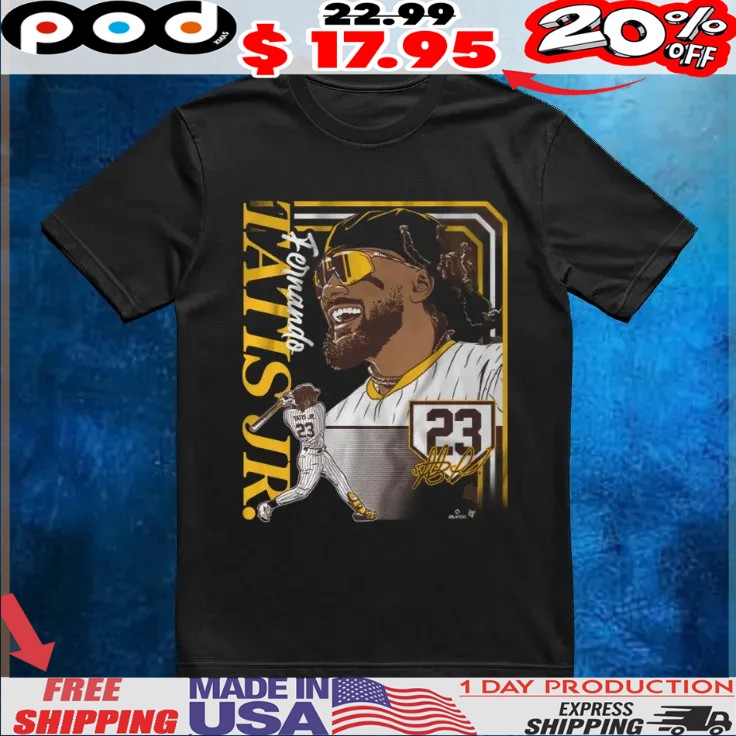 FERNANDO TATIS JR COLLAGE FRAME Signature Vintage shirt 1 FERNANDO TATIS JR COLLAGE FRAME Signature Vintage shirt