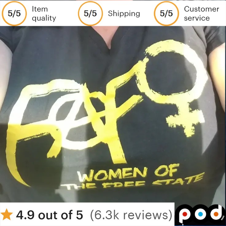 Fafo Women Of The Free State T Shirt