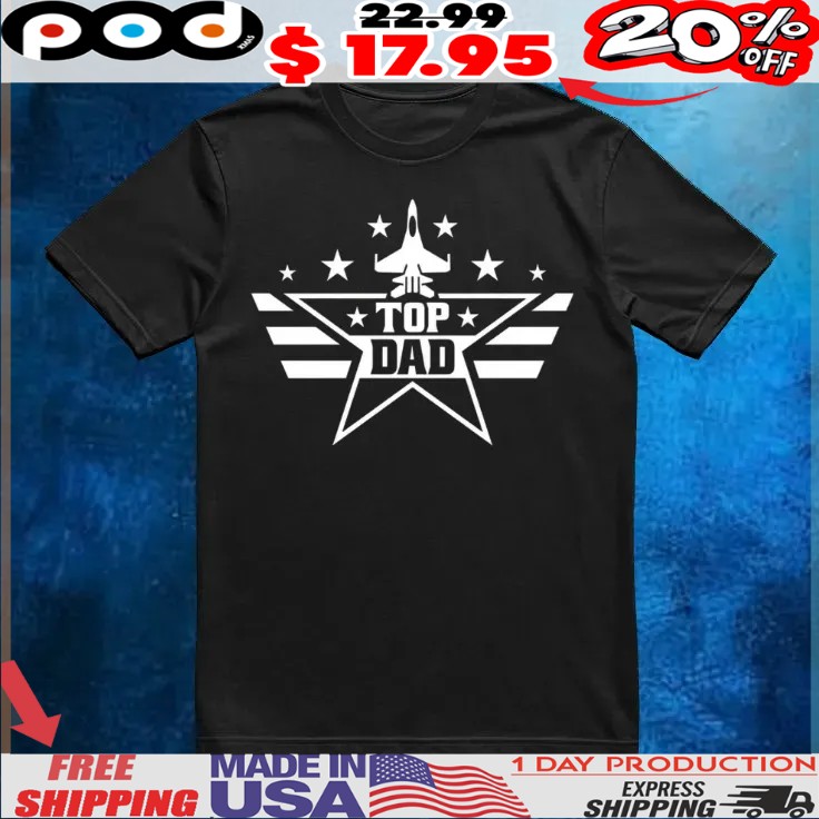 Fighter aircraft Top Dad Father's Day T Shirt