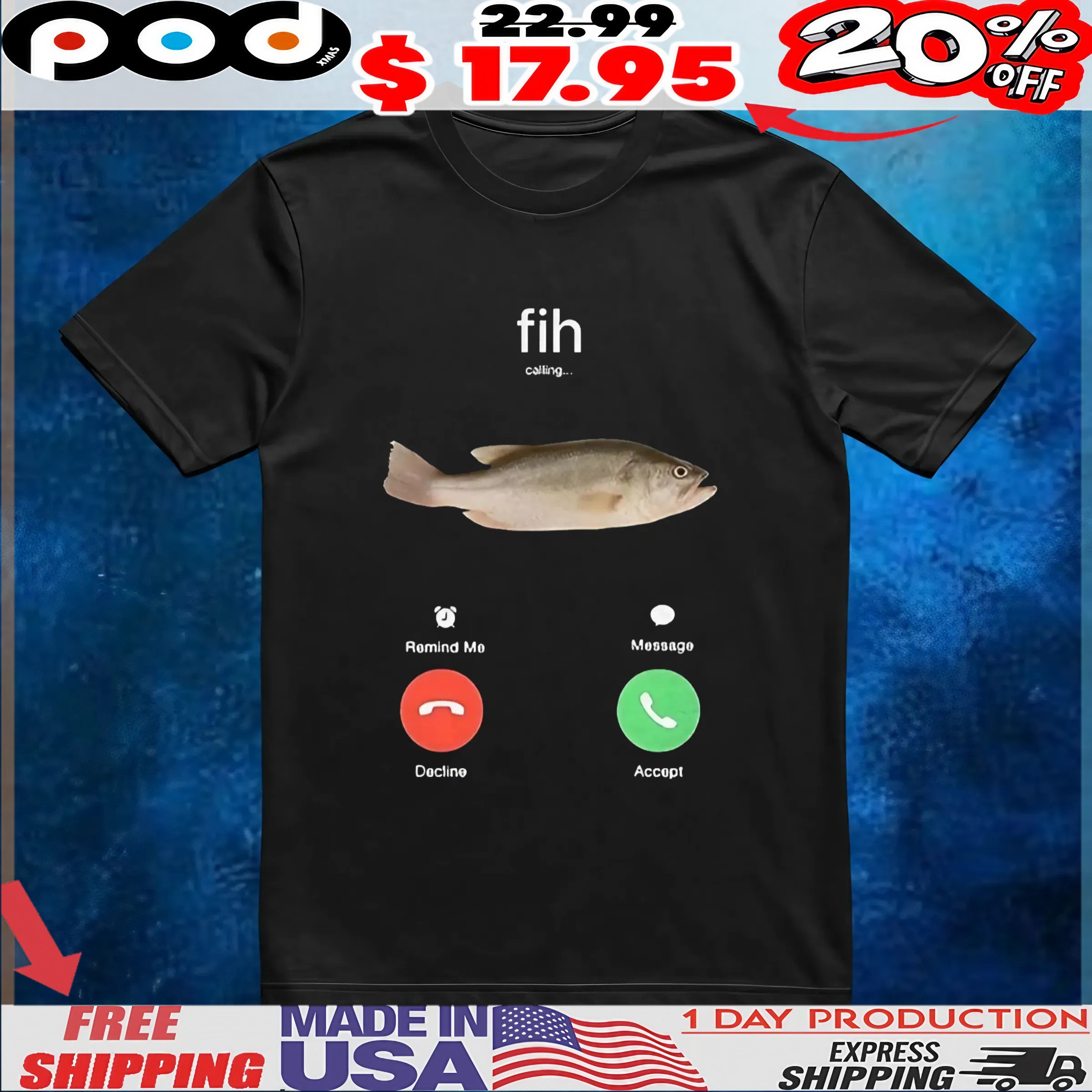 Fih phone calling t shirt 6 Fih phone calling t shirt