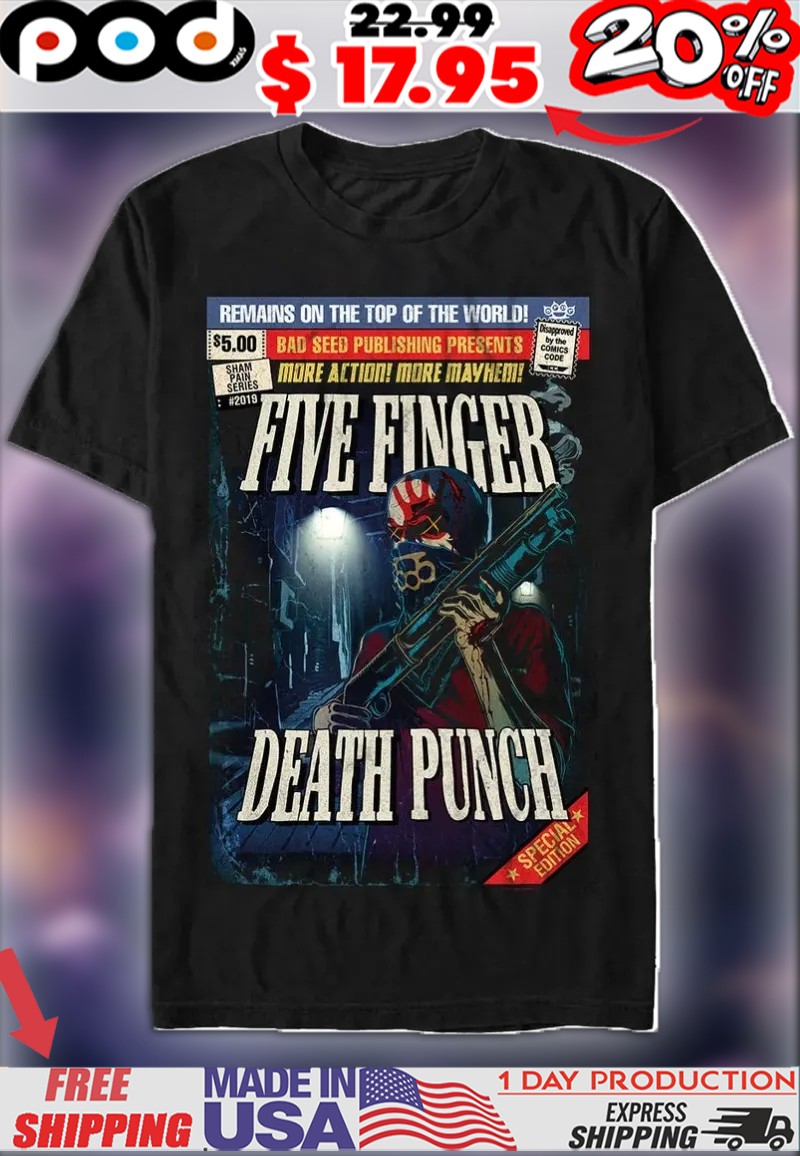 Five Finger Death Punch Comic Cover Special Edition Shirt
