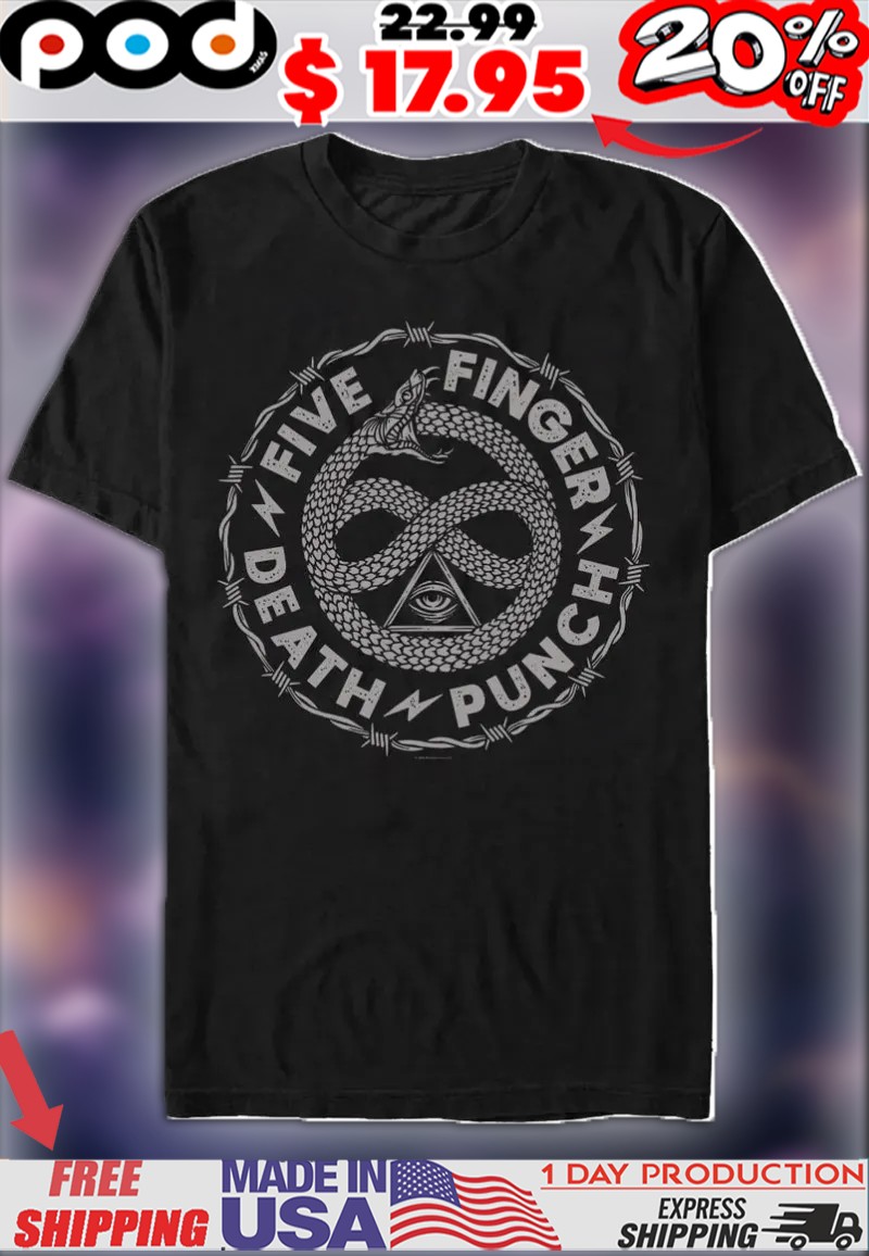 Five Finger Death Punch  Ouroboro snake Shirt