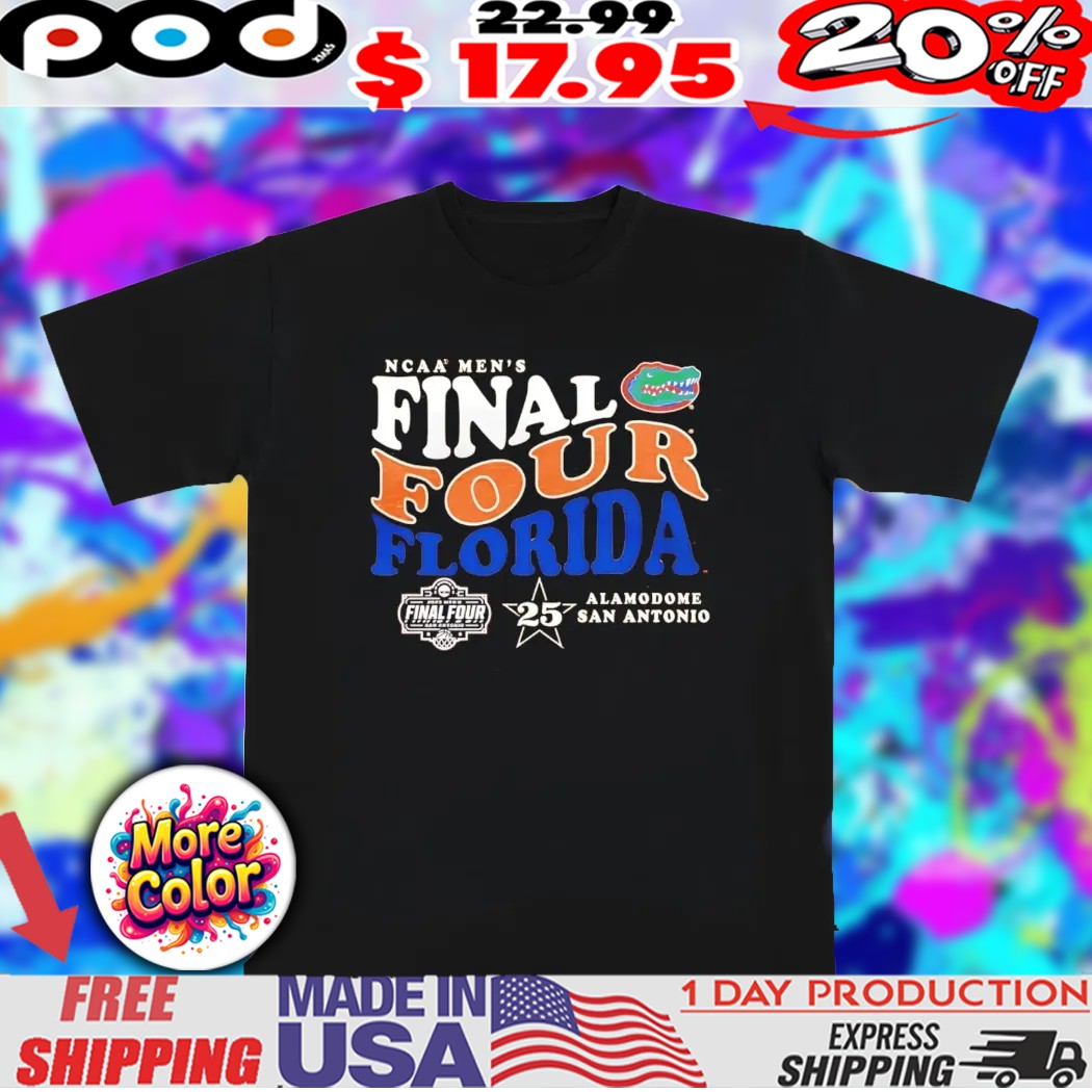 Florida Gators Men’s Basketball ’25 Final Four logo shirt