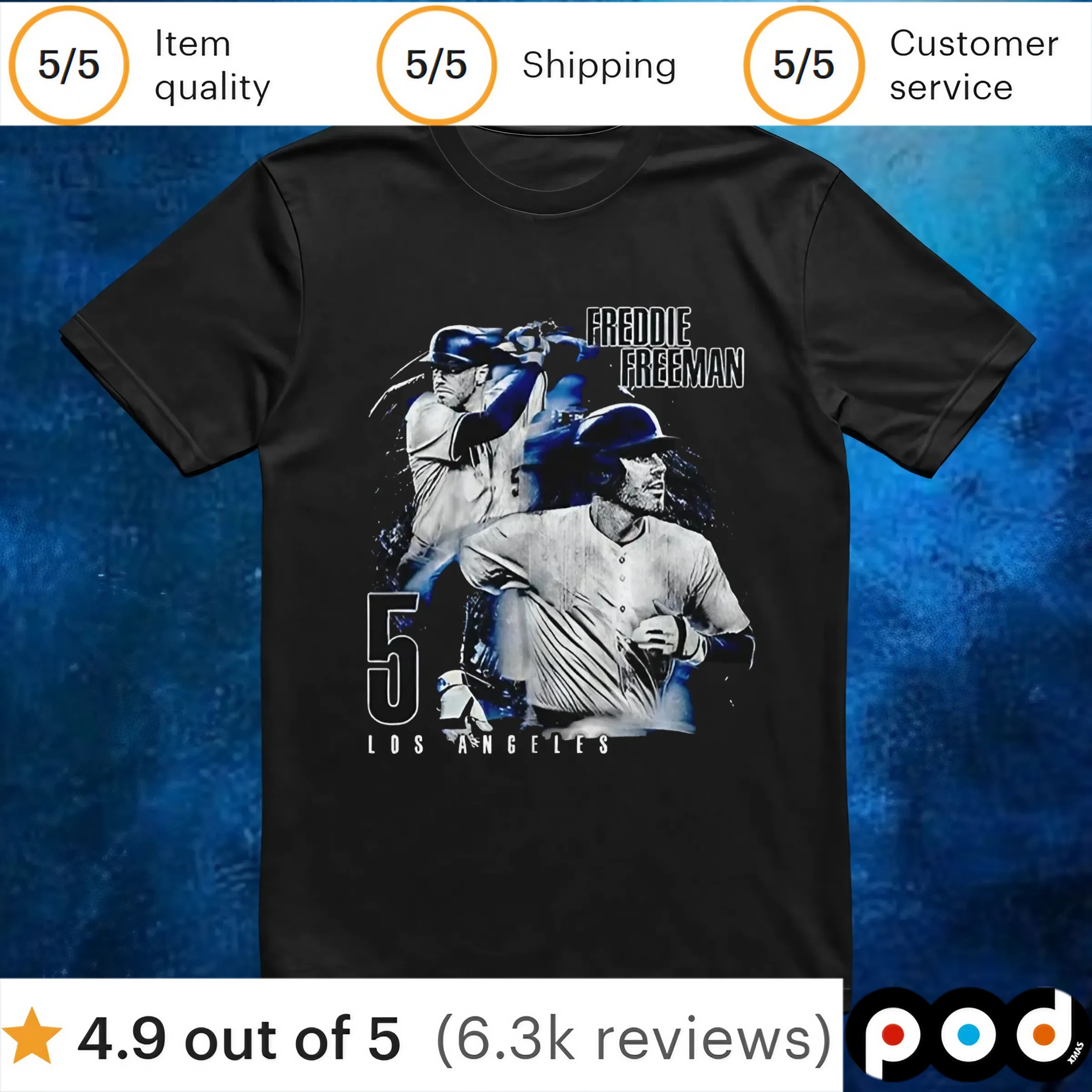 Freddie Freeman Los Angeles Dodgers grunge t shirt 6 Freddie Freeman Los Angeles Dodgers grunge t shirt