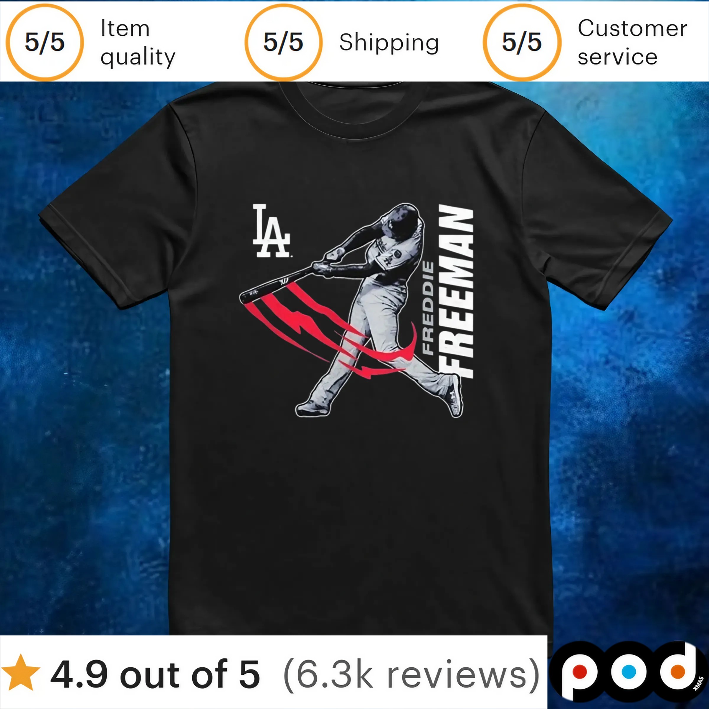 Freddie Freeman Los Angeles Dodgers player graphic t shirt 6 Freddie Freeman Los Angeles Dodgers player graphic t shirt