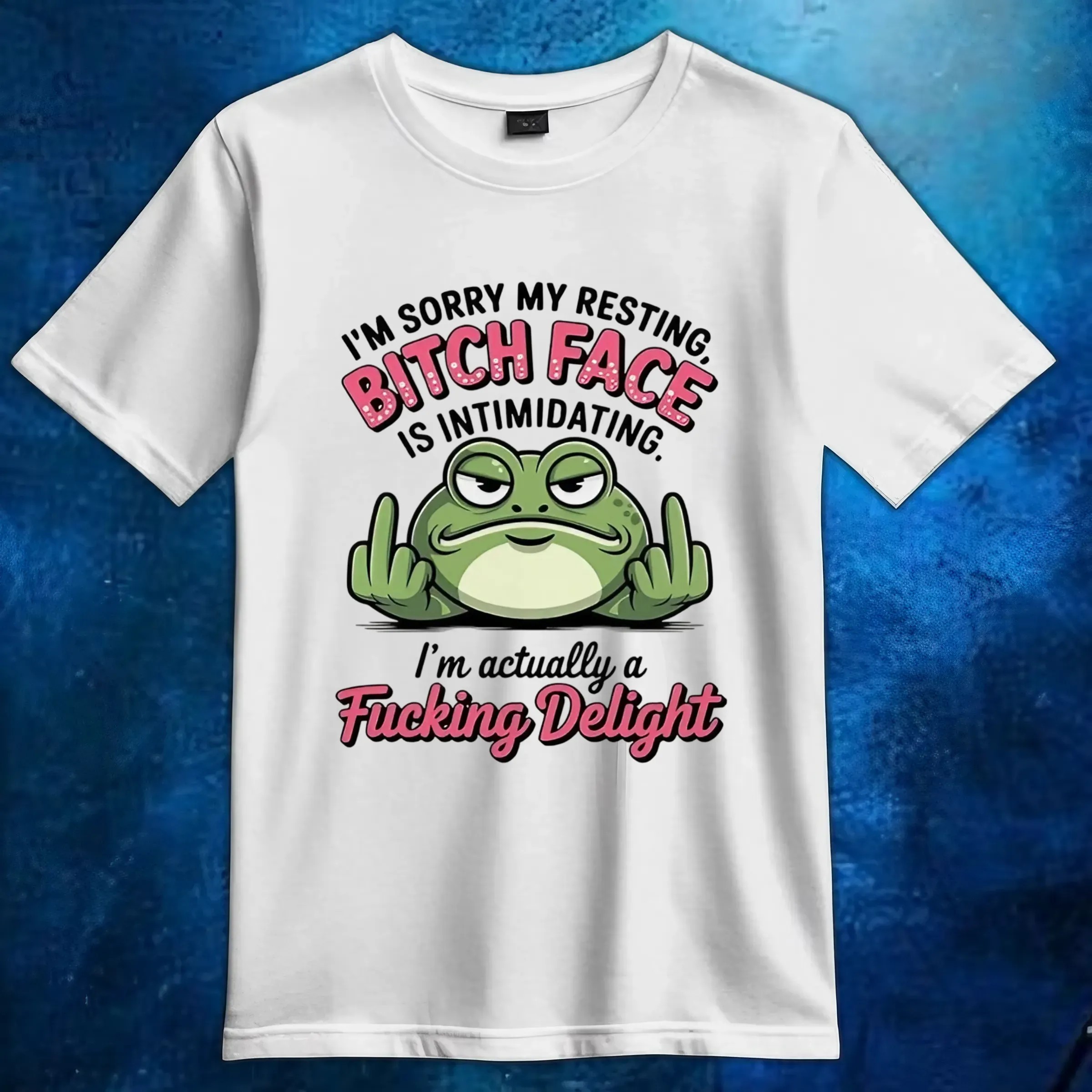 Frog I’m sorry my resting bitch face is intimidating t shirt