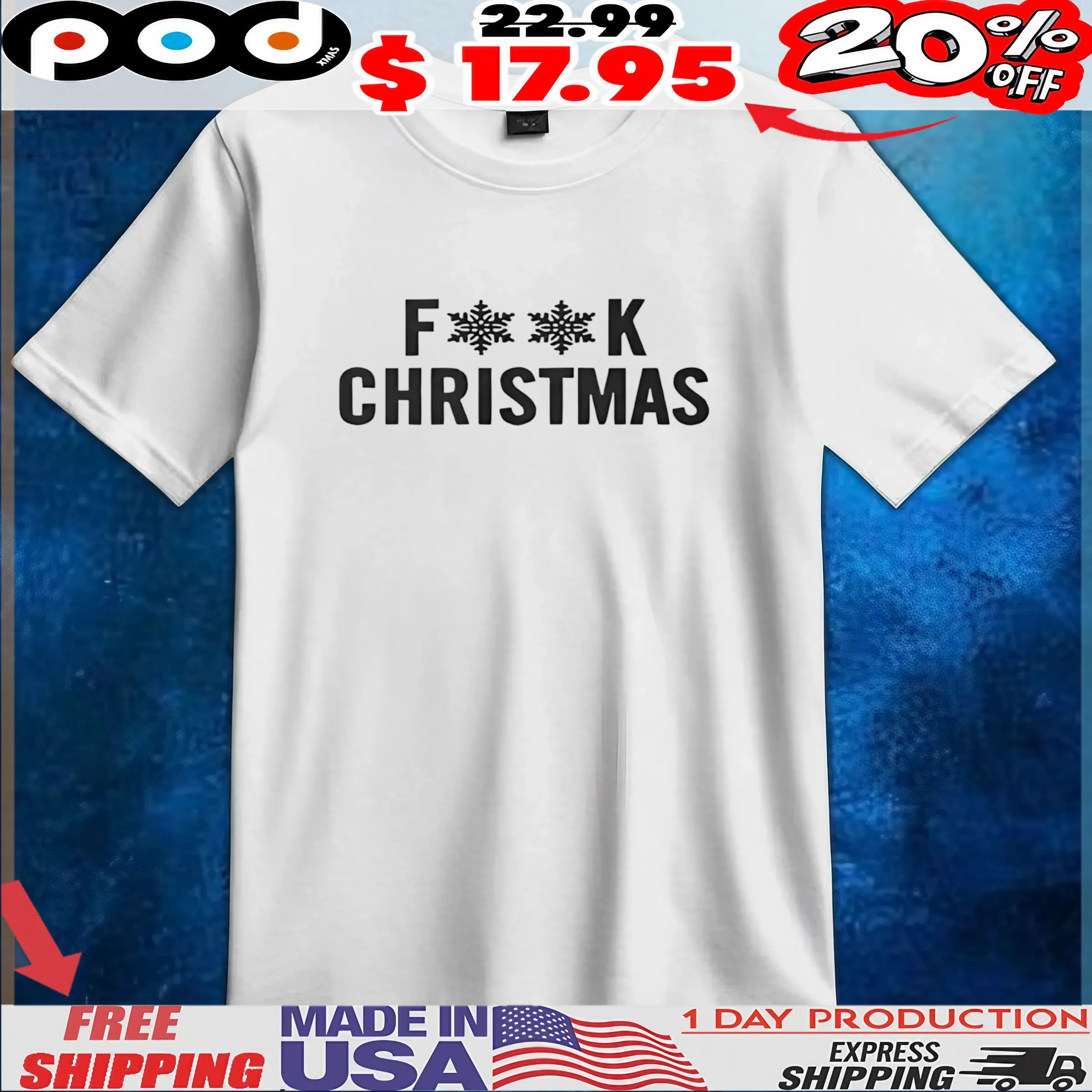 Fuck Christmas t shirt 1 Fuck Christmas t shirt