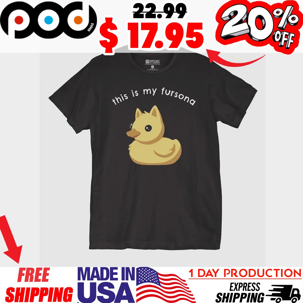 Fursona Rubber Duck This Is My Fursona Shirt