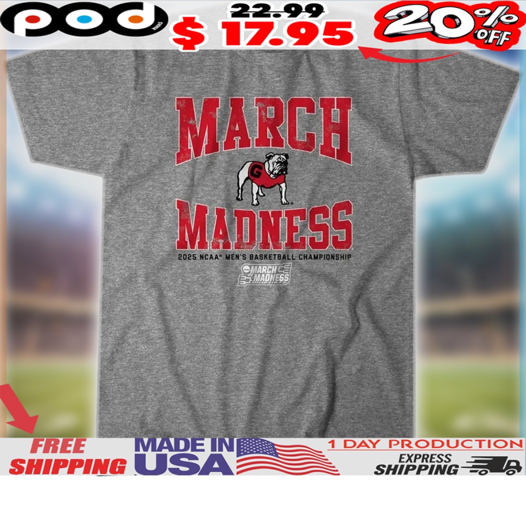 Georgia Bulldogs March Madness 2025 NCAA Men's Basketball Vintage Shirt