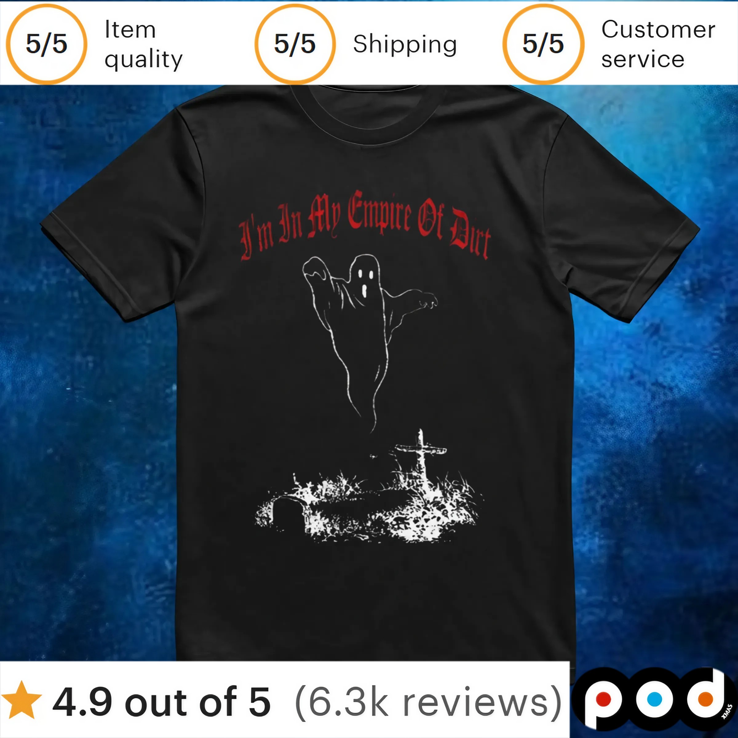 Ghost I’m in my empire of dirt t shirt 6 Ghost I’m in my empire of dirt t shirt