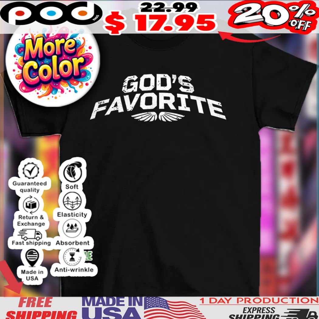 God’s favorite wings logo shirt