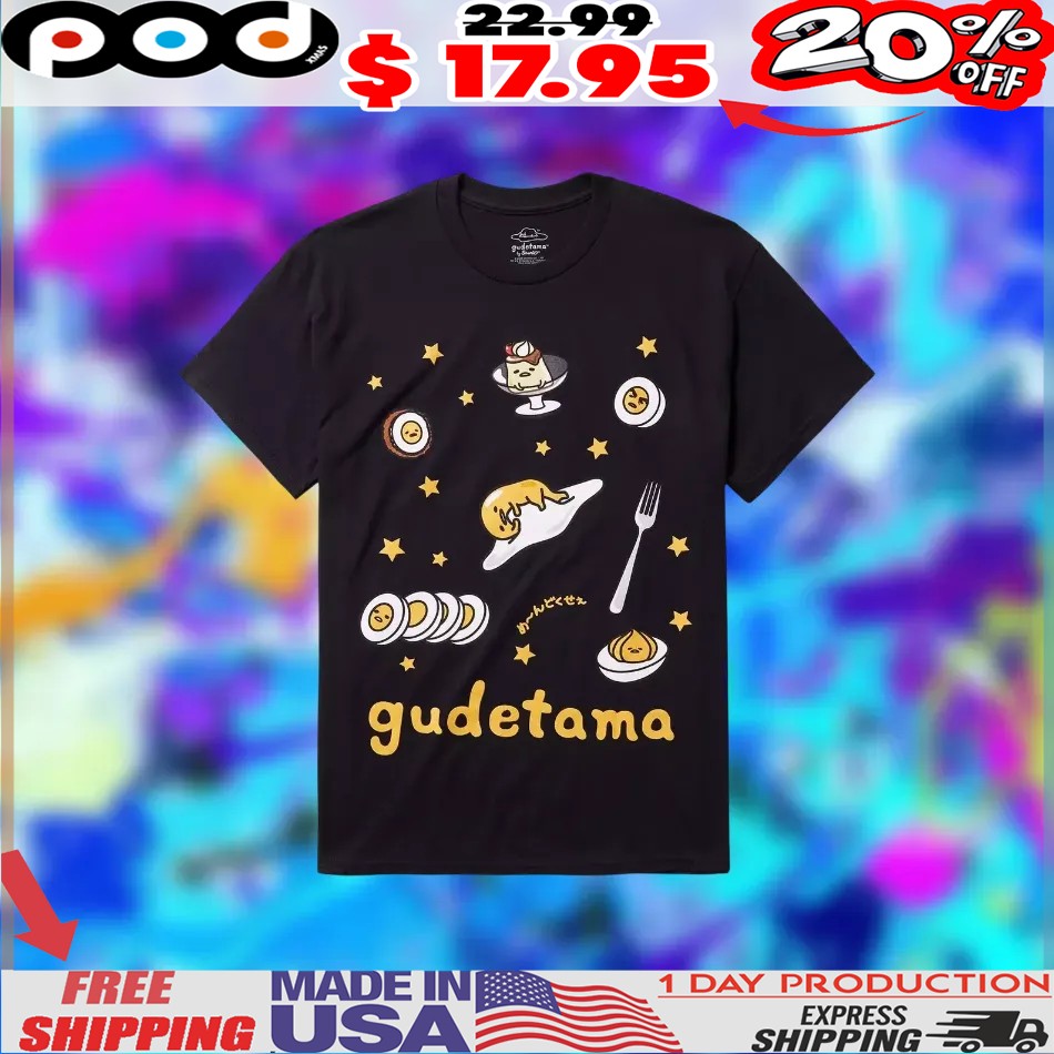 Gudetama Eggs Stars 2025 Shirt 1 Gudetama Eggs Stars 2025 Shirt