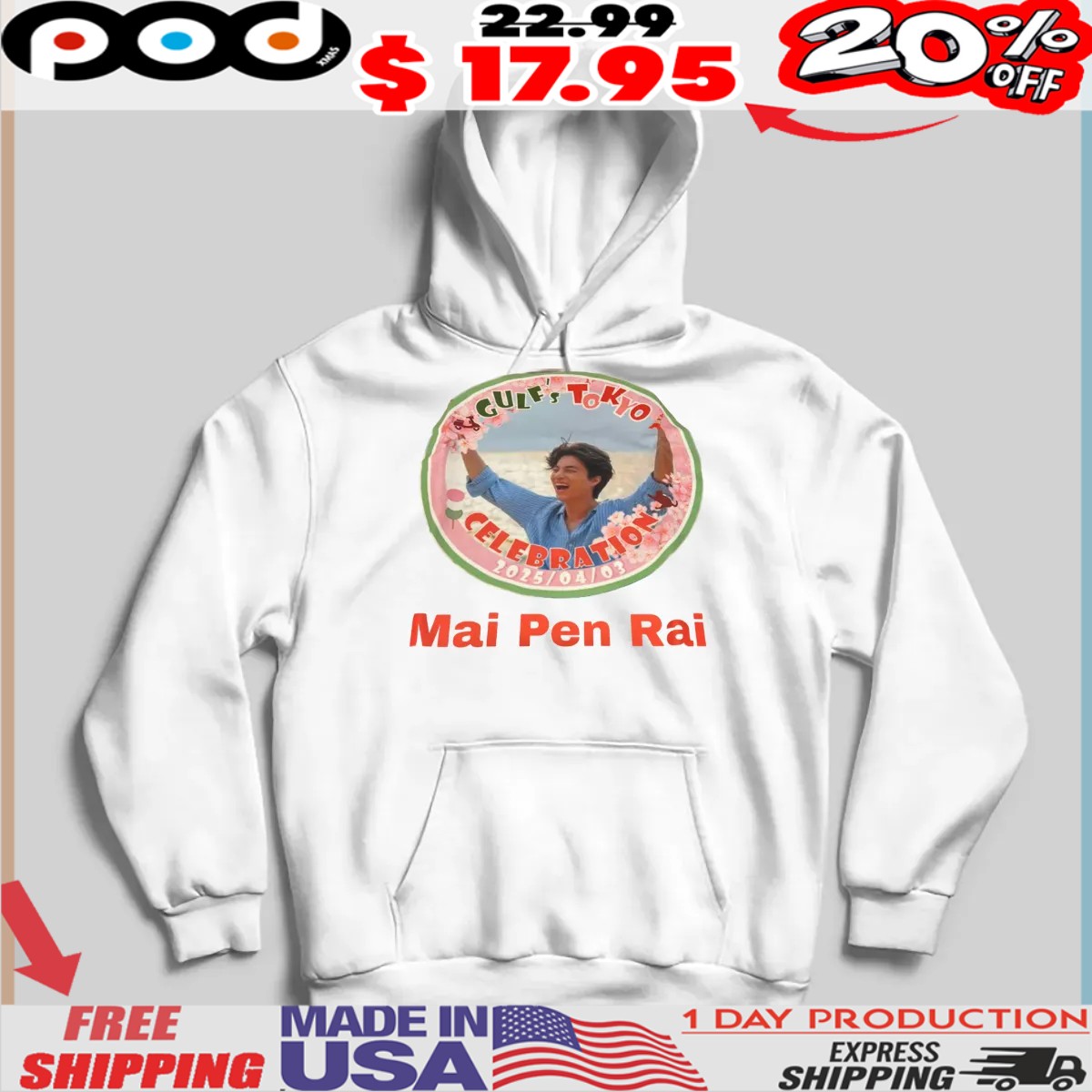 Gulf's Tokyo Celebrations Mai Pen Rai Shirt