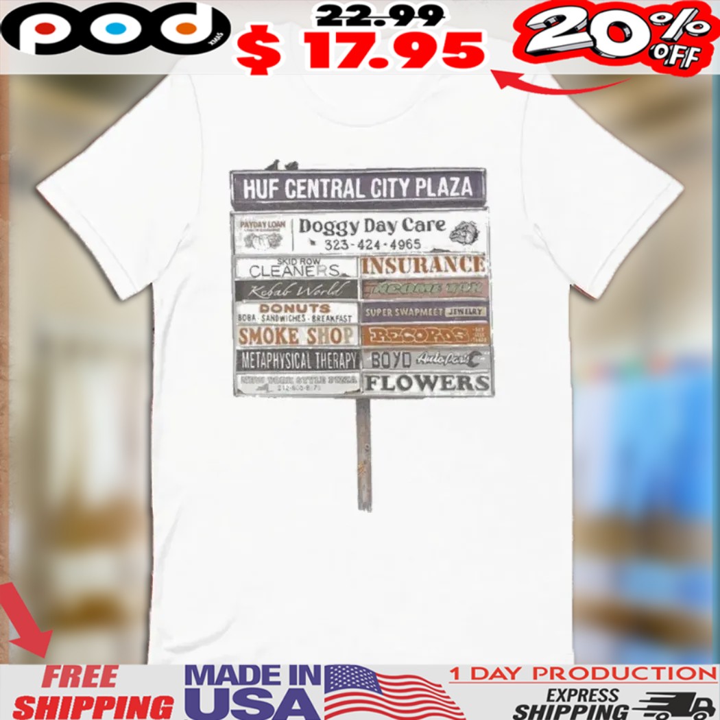 HUF Central City Plaza Shirt 1 HUF Central City Plaza Shirt