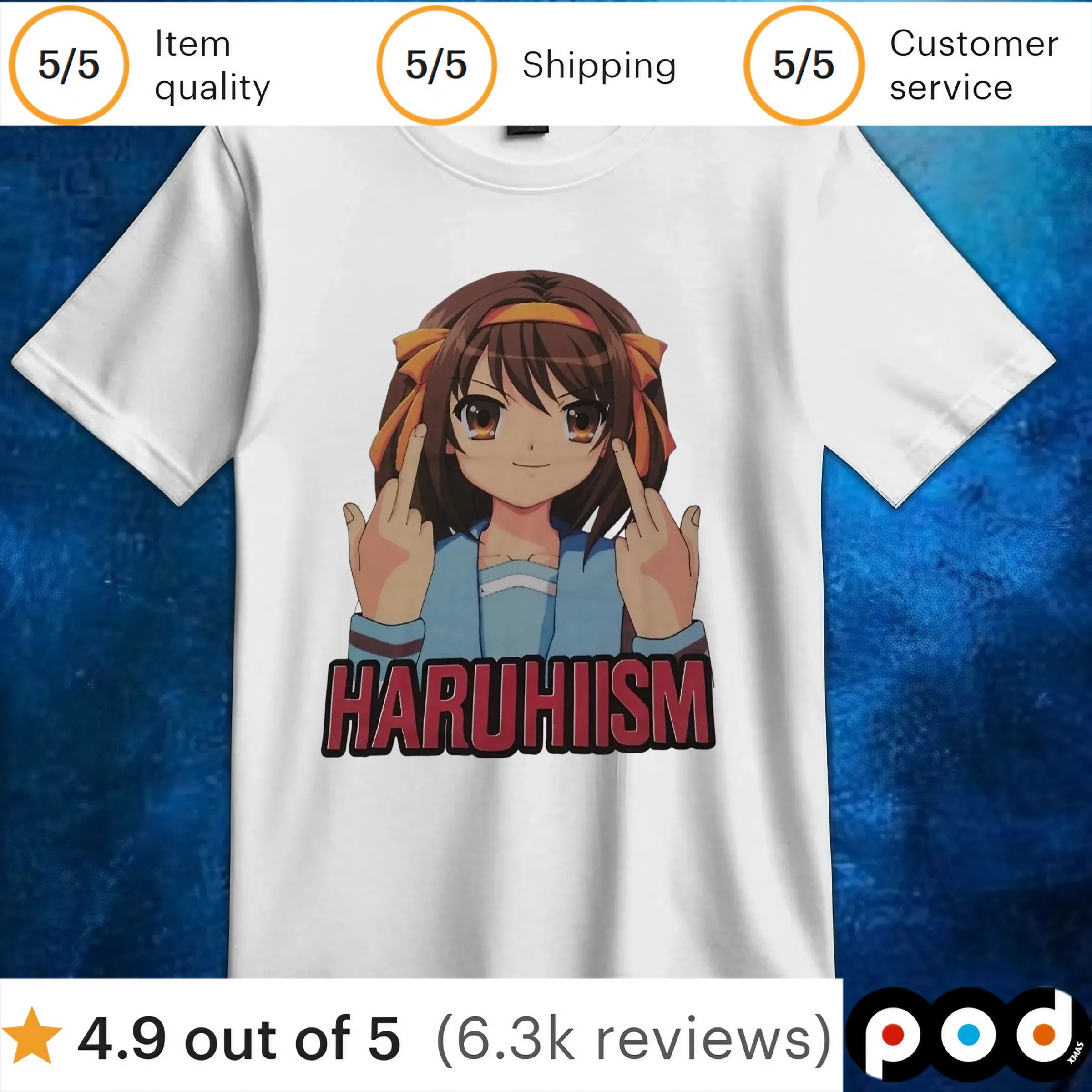 Haruhiism Middle Finger T Shirt 6 Haruhiism Middle Finger T Shirt
