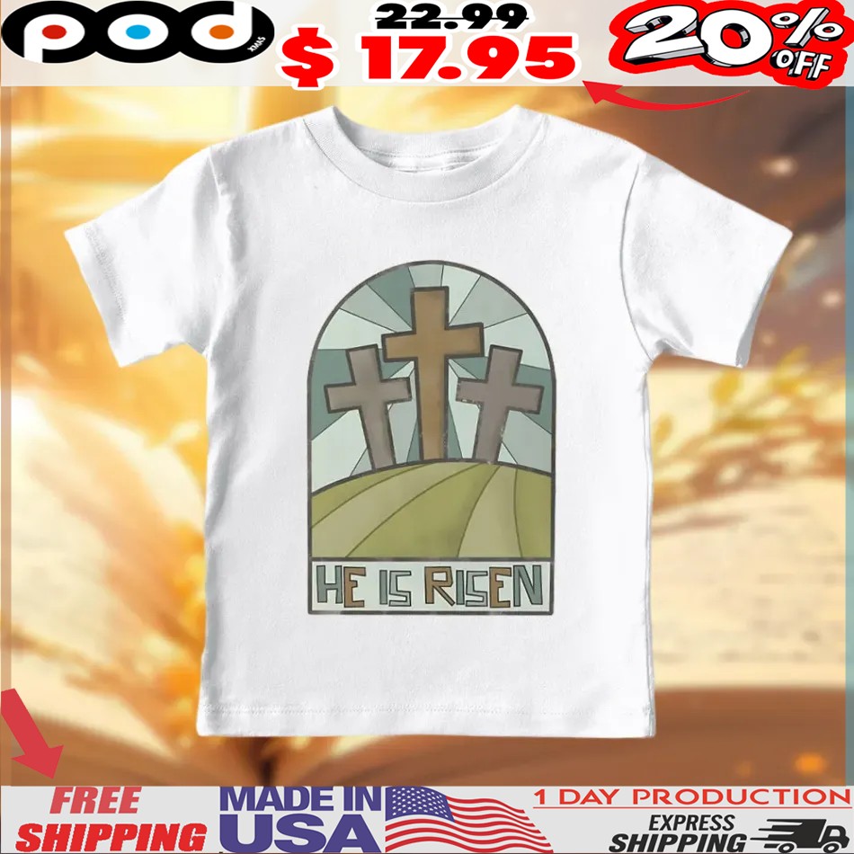 He Is Risen Christian Retro Shirt 1 He Is Risen Christian Retro Shirt