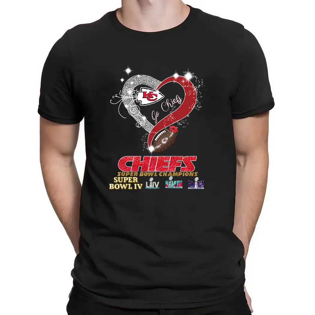Heart Kansas City Chiefs Super Bowl Champions Shirt