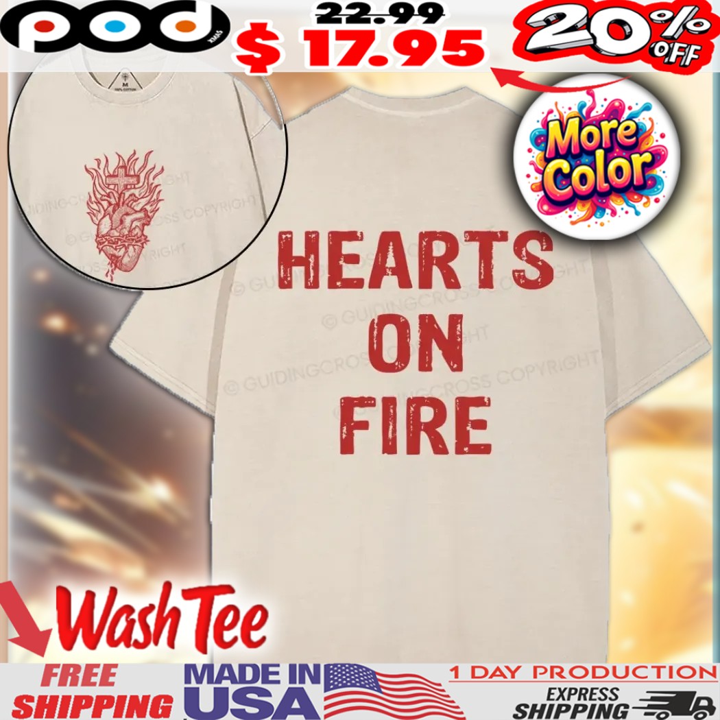 Hearts On Fire Christian Vintage Shirt