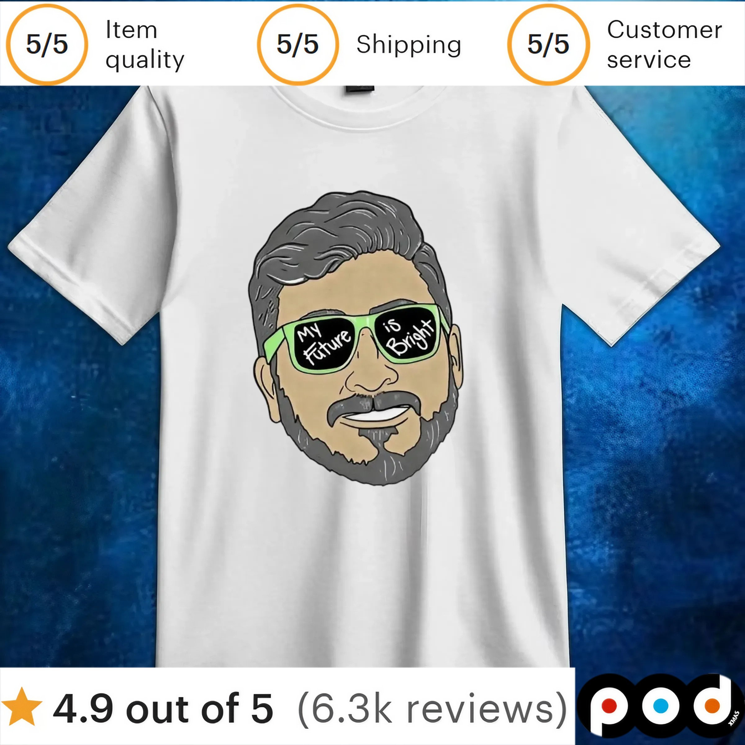 Hector’s fight my future is bright big face t shirt 6 Hector’s fight my future is bright big face t shirt