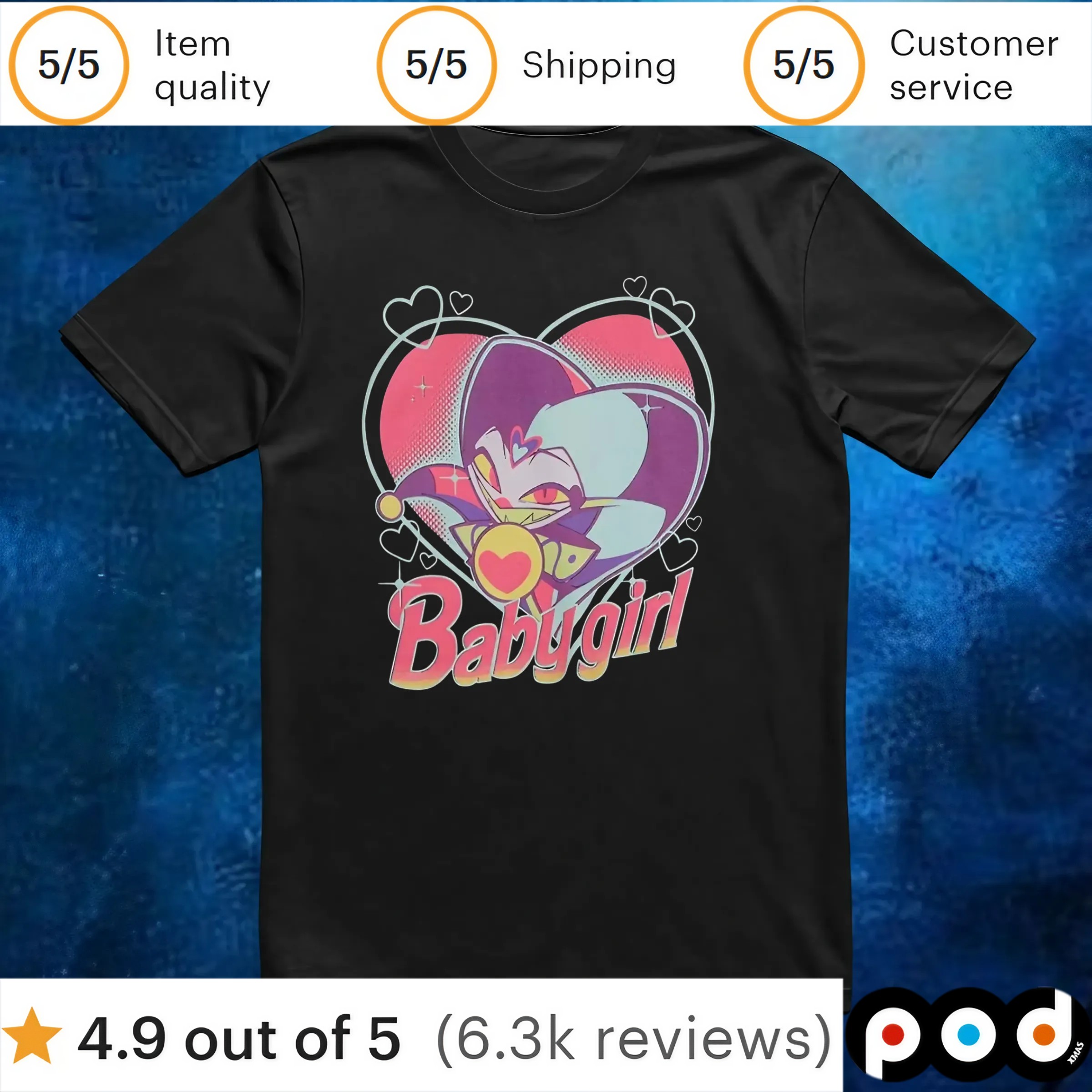 Helluva Boss Fizzarolli Babygirl T Shirt 6 Helluva Boss Fizzarolli Babygirl T Shirt