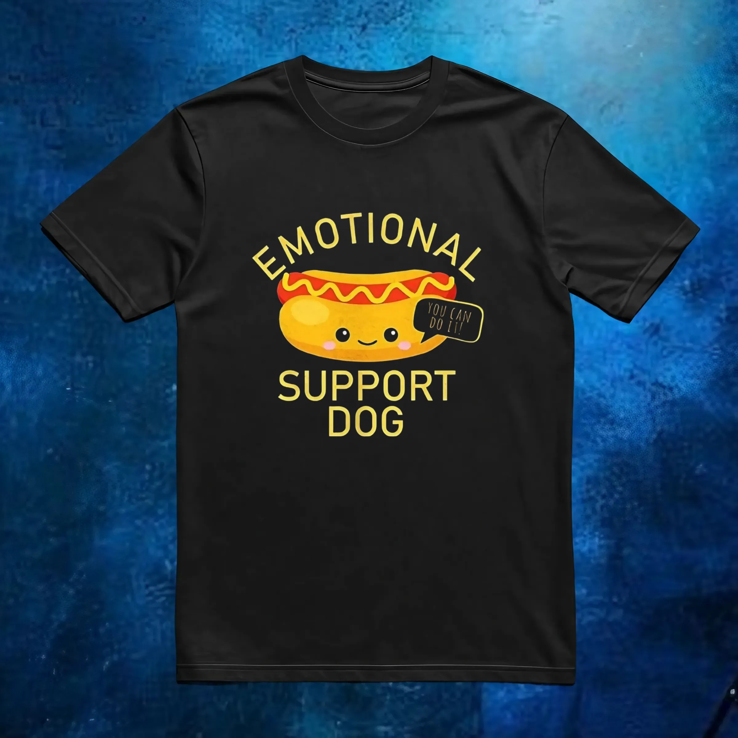Hot Dog Emotional Support Dog You Can Do It T Shirt 6 Hot Dog Emotional Support Dog You Can Do It T Shirt