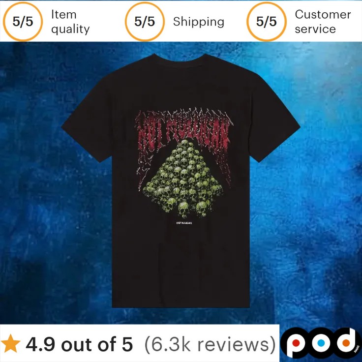 Hot Mulligan Pile Of Skulls T Shirt 1 Hot Mulligan Pile Of Skulls T Shirt