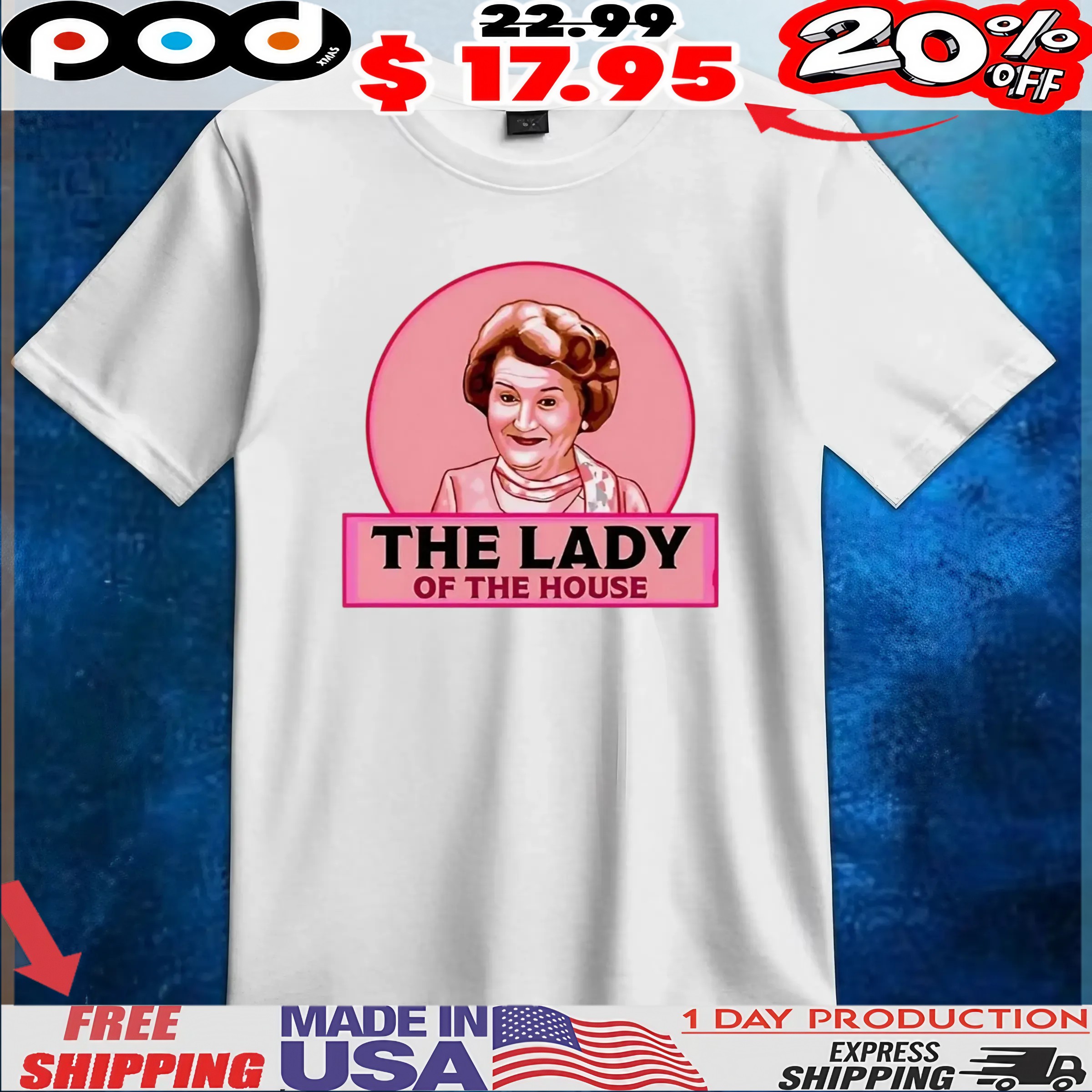 Hyacinth Bucket the lady of the house t shirt 6 Hyacinth Bucket the lady of the house t shirt