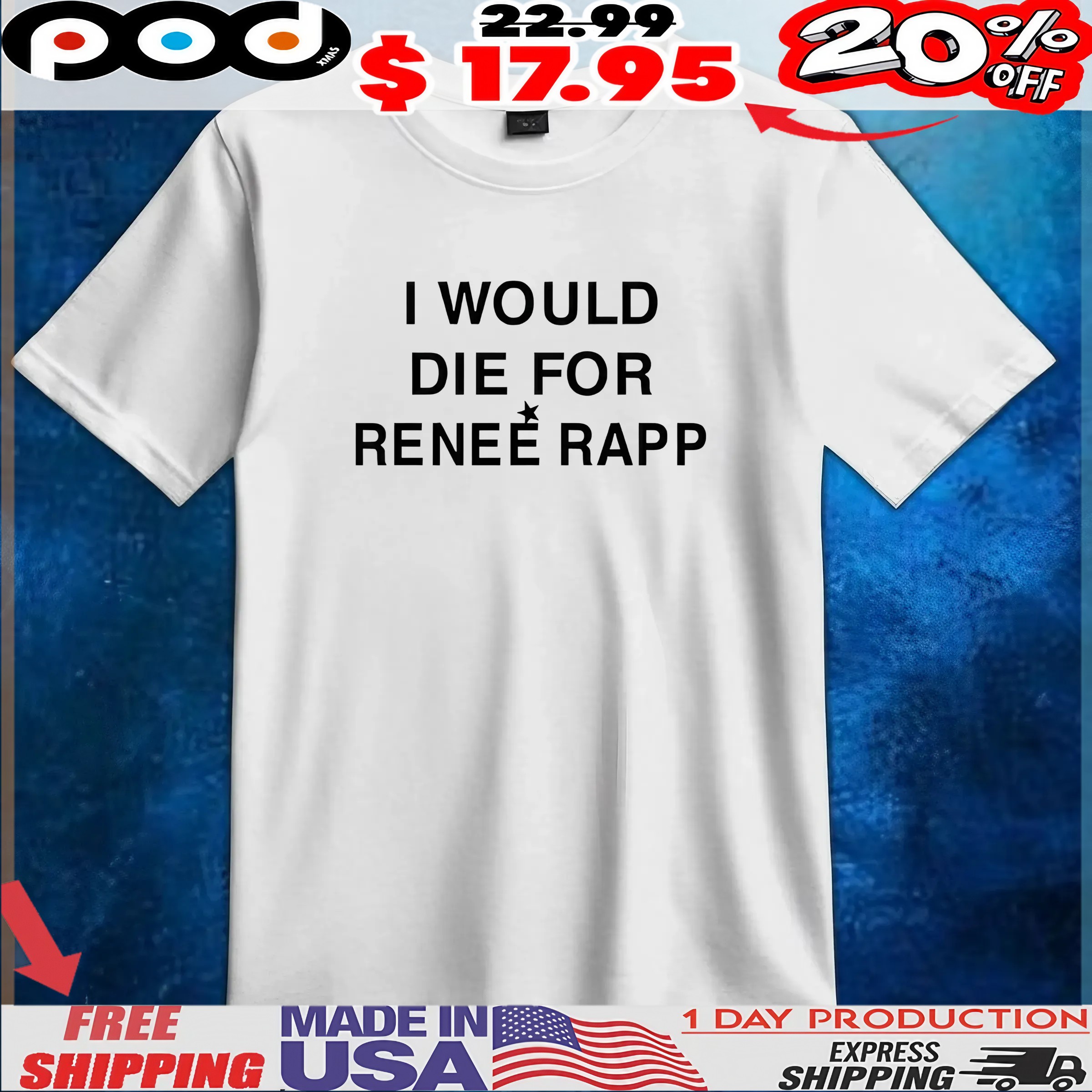 I would die for renee rapp t shirt 6 I would die for renee rapp t shirt