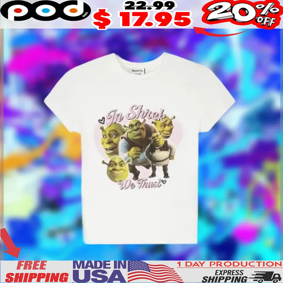 In Shrek We Trust Collage Shirt