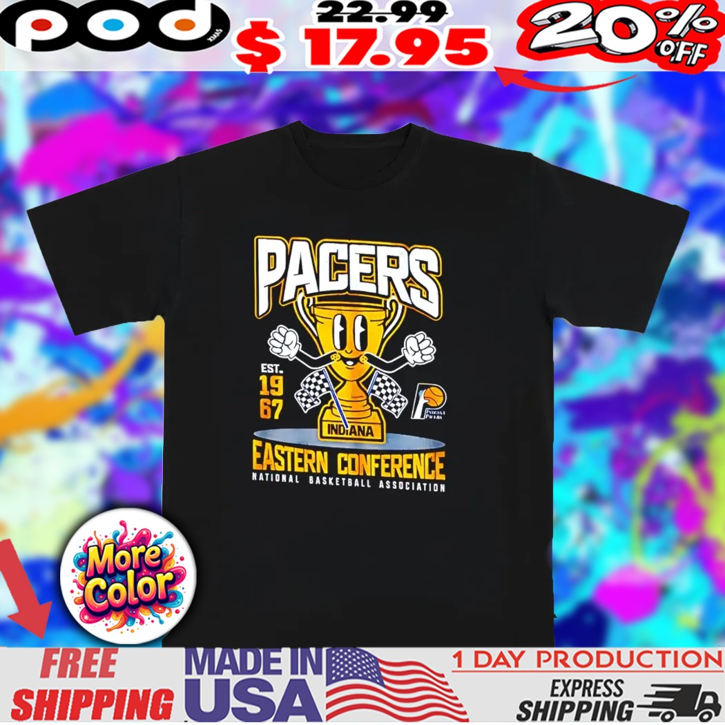 Indiana Pacers Eastern Conference NBA 1967 trophy 2025 shirt