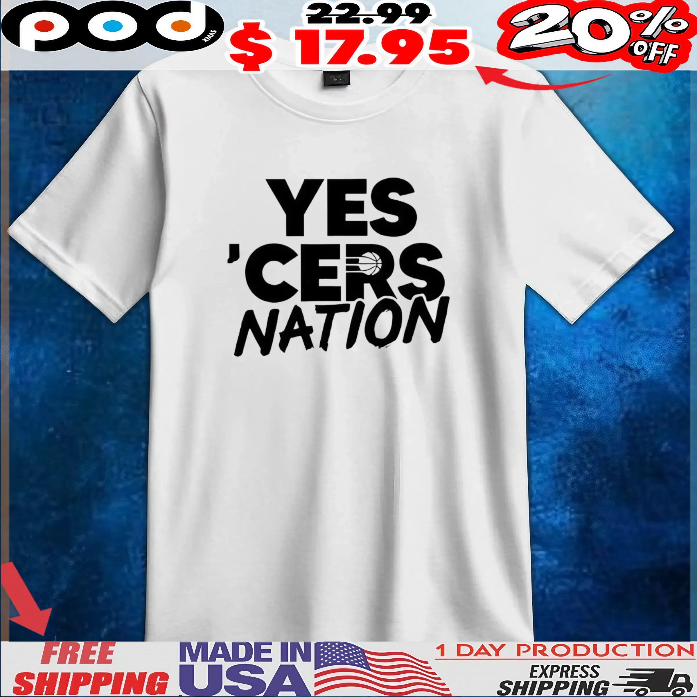 Indiana Pacers yes cers nation t shirt